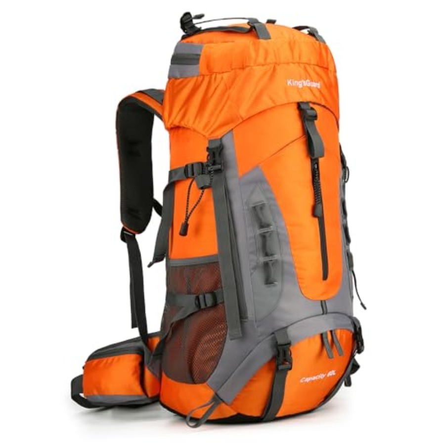 Hiking Backpack Waterproof - 60L Hiking Backpack for Men and