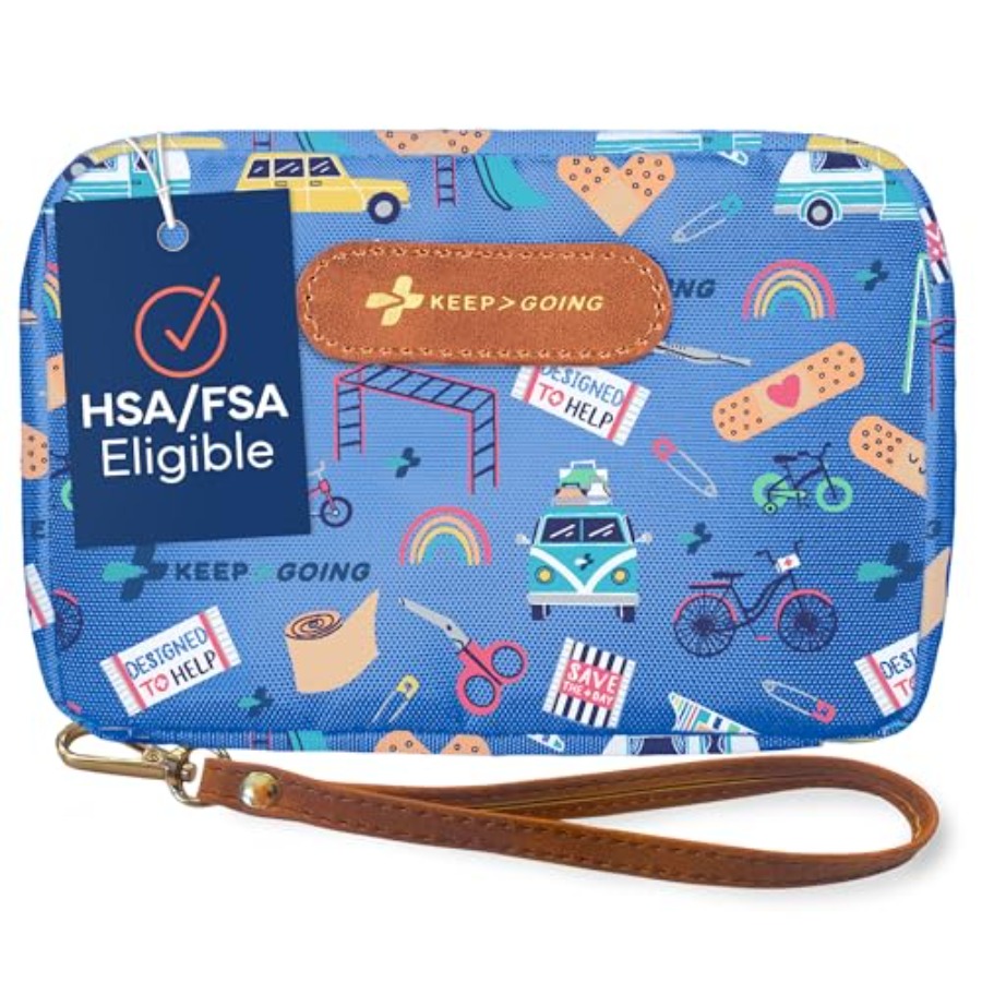 Mini Backpack Purse - KeepGoing Travel First Aid Kit for