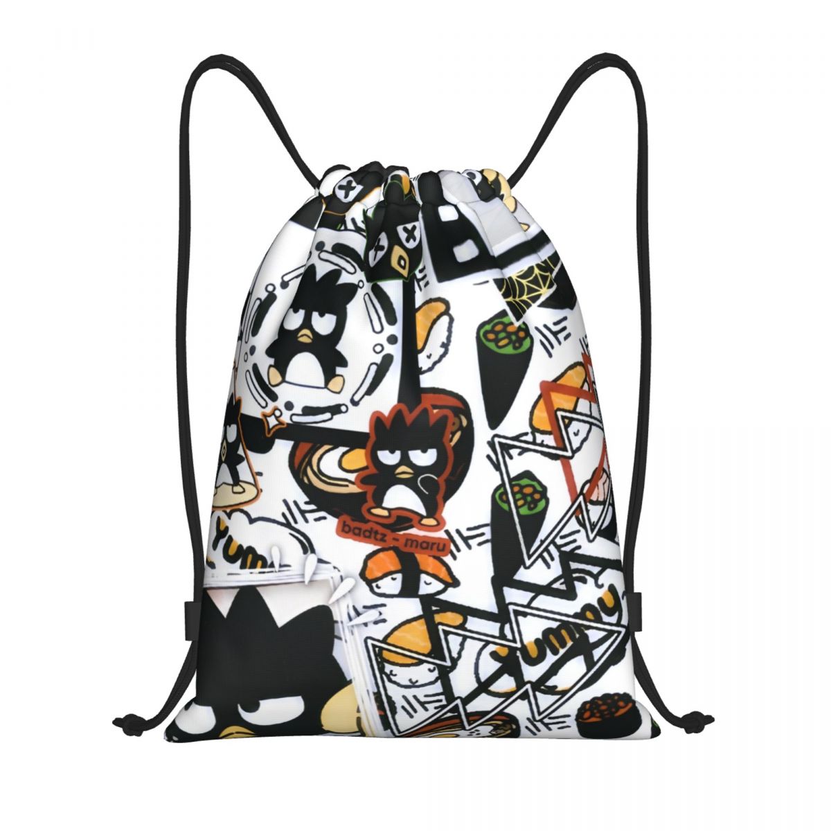 Cute Cartoon Penguin Bad Badtz – Drawstring Gym Bag recenzja i cena