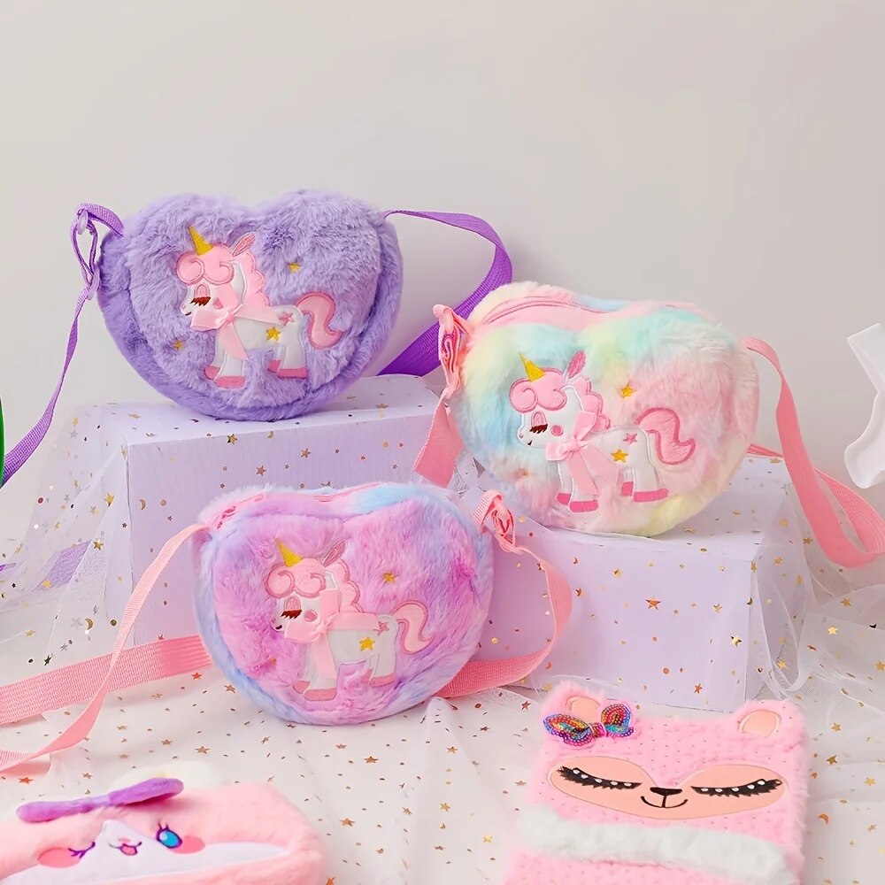 Cute Unicorn For Girls Plush H – Mini Backpack Purse recenzja i cena