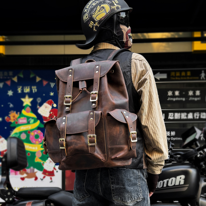 New Arrivals Leather Backpack  – Leather Backpack Vintage recenzja i cena