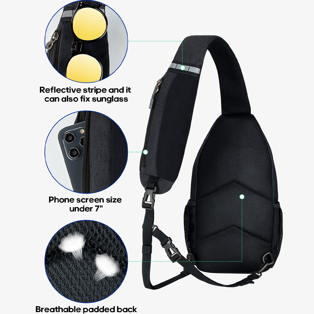 WATERFLY Crossbody Sling Bag C – Sling Backpack Shoulder recenzja i cena