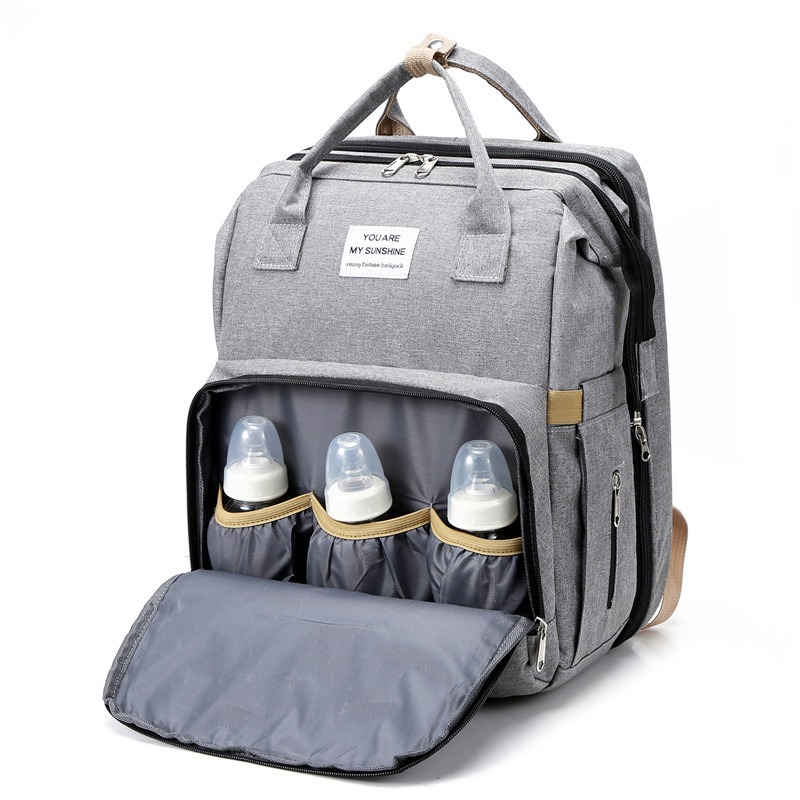 Fashionable Folding Baby Crib  – Backpack Diaper Bag recenzja i cena