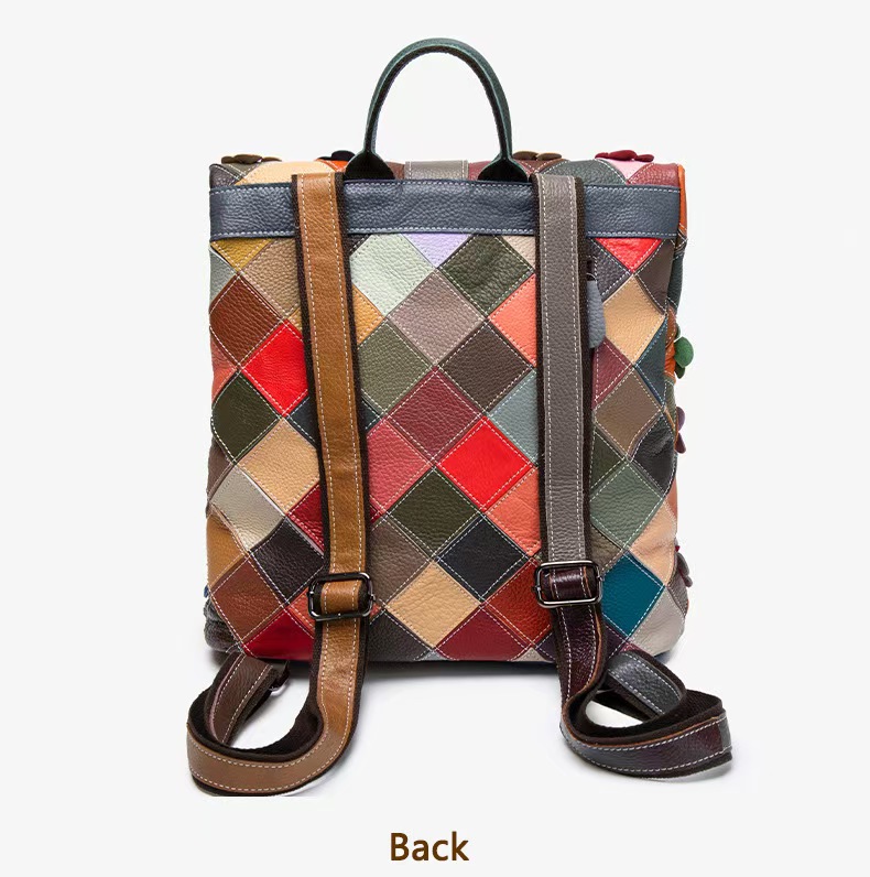 Vintage Women Genuine Leather  – Fashion Backpack Women recenzja i cena
