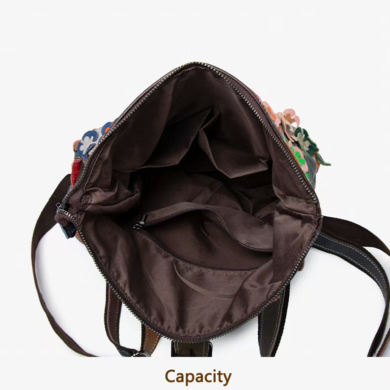 Vintage Women Genuine Leather  – Fashion Backpack Women recenzja i cena