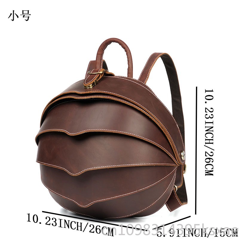 Vintage Handmade Genuine Leath – Leather Backpack Vintage recenzja i cena
