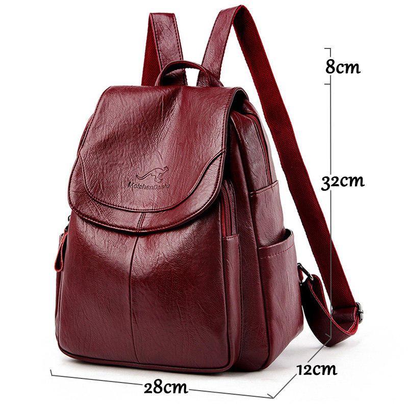 9 Color Women Soft Leather Bac – Leather Backpack Vintage recenzja i cena