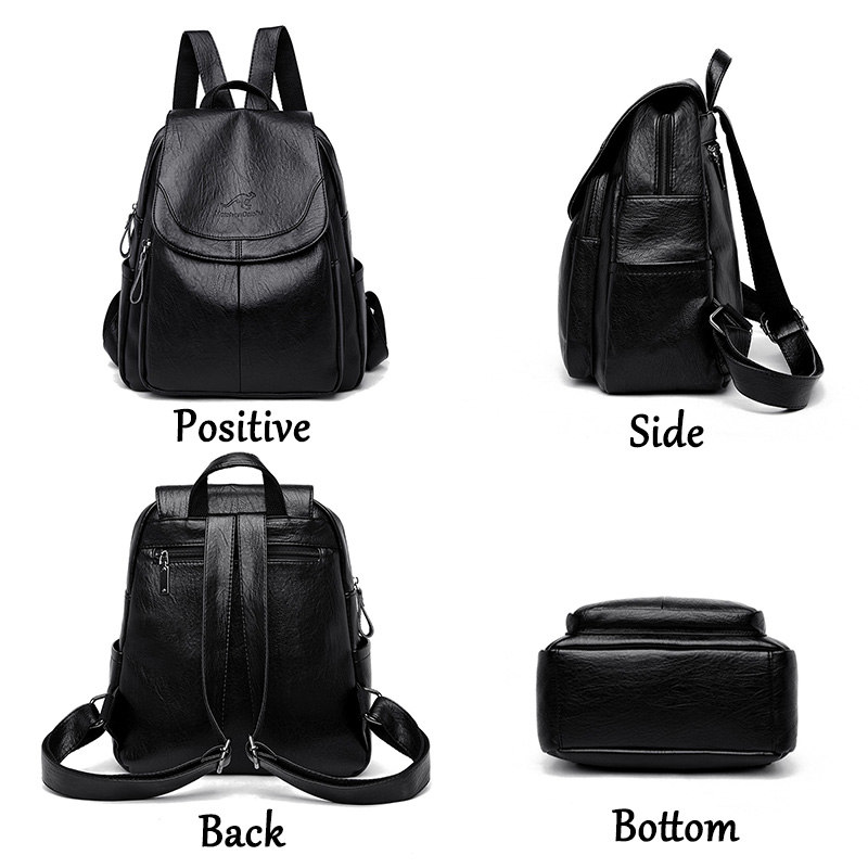 9 Color Women Soft Leather Bac – Leather Backpack Vintage recenzja i cena