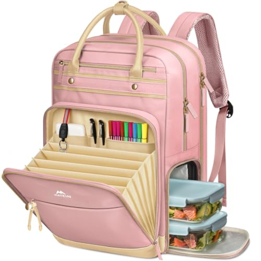 Lunch Backpack for Women, Teac – Laptop Backpack 15.6 recenzja i cena
