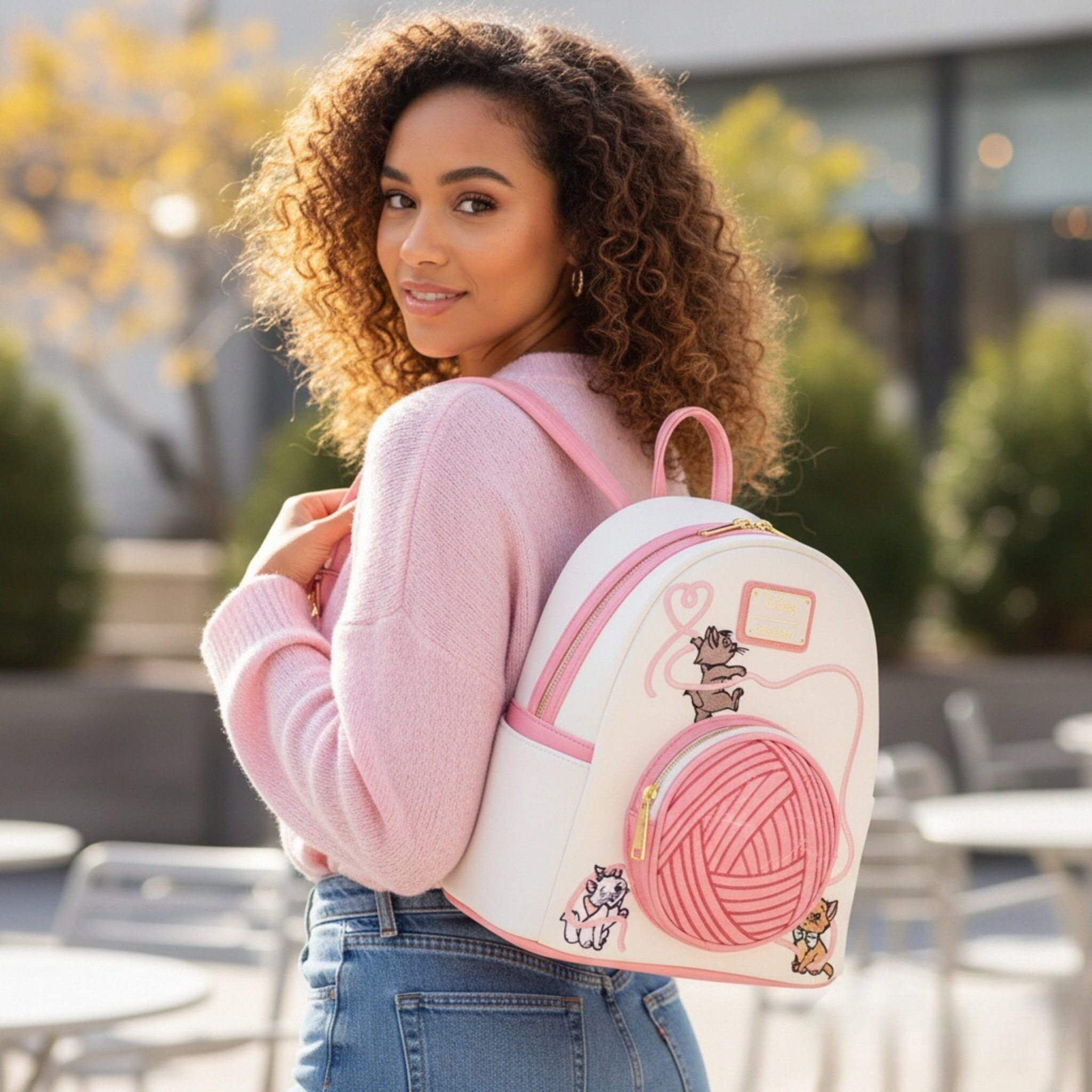 The Aristocats Marie Floral Al – Fashion Backpack Women recenzja i cena