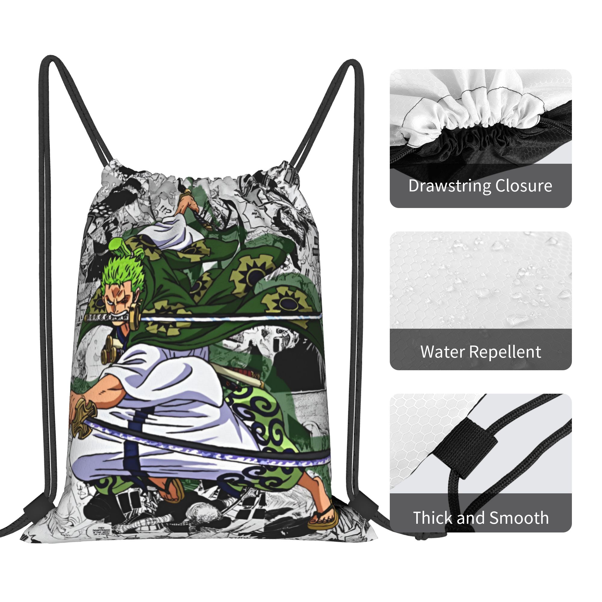 Custom Zoro O-One P-Piece Draw – Drawstring Gym Bag recenzja i cena