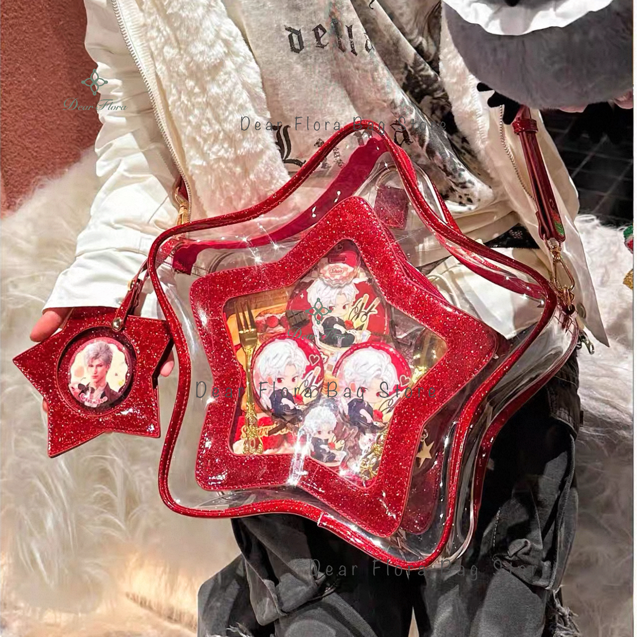 Y2K Cute Bling Star Ita Crossb – Mini Backpack Purse recenzja i cena
