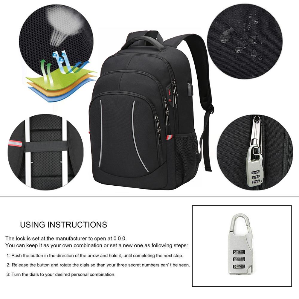 Men Multifuction Travel Laptop – Laptop Backpack 15.6 recenzja i cena