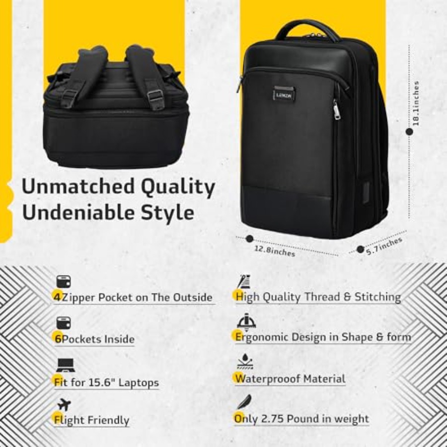 Laptop Business Backpack for M – Laptop Backpack 15.6 recenzja i cena