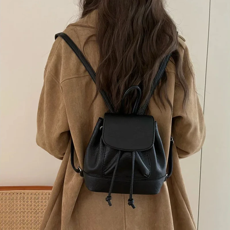 Small Fashion Backpacks School – Leather Backpack Vintage recenzja i cena
