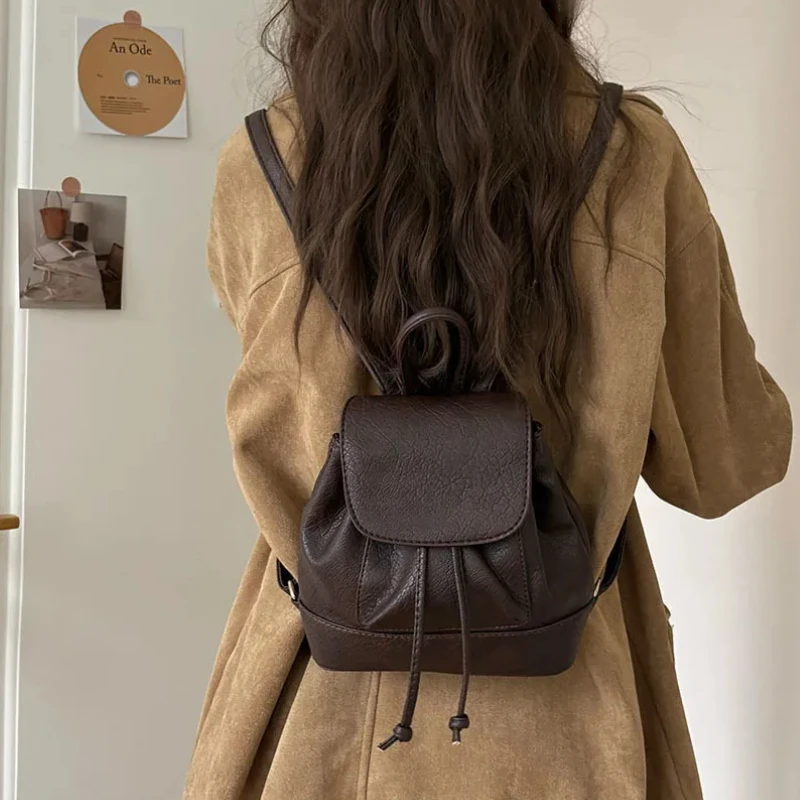 Small Fashion Backpacks School – Leather Backpack Vintage recenzja i cena