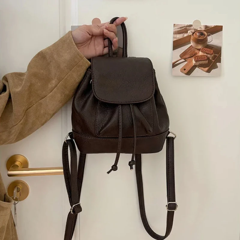 Small Fashion Backpacks School – Leather Backpack Vintage recenzja i cena