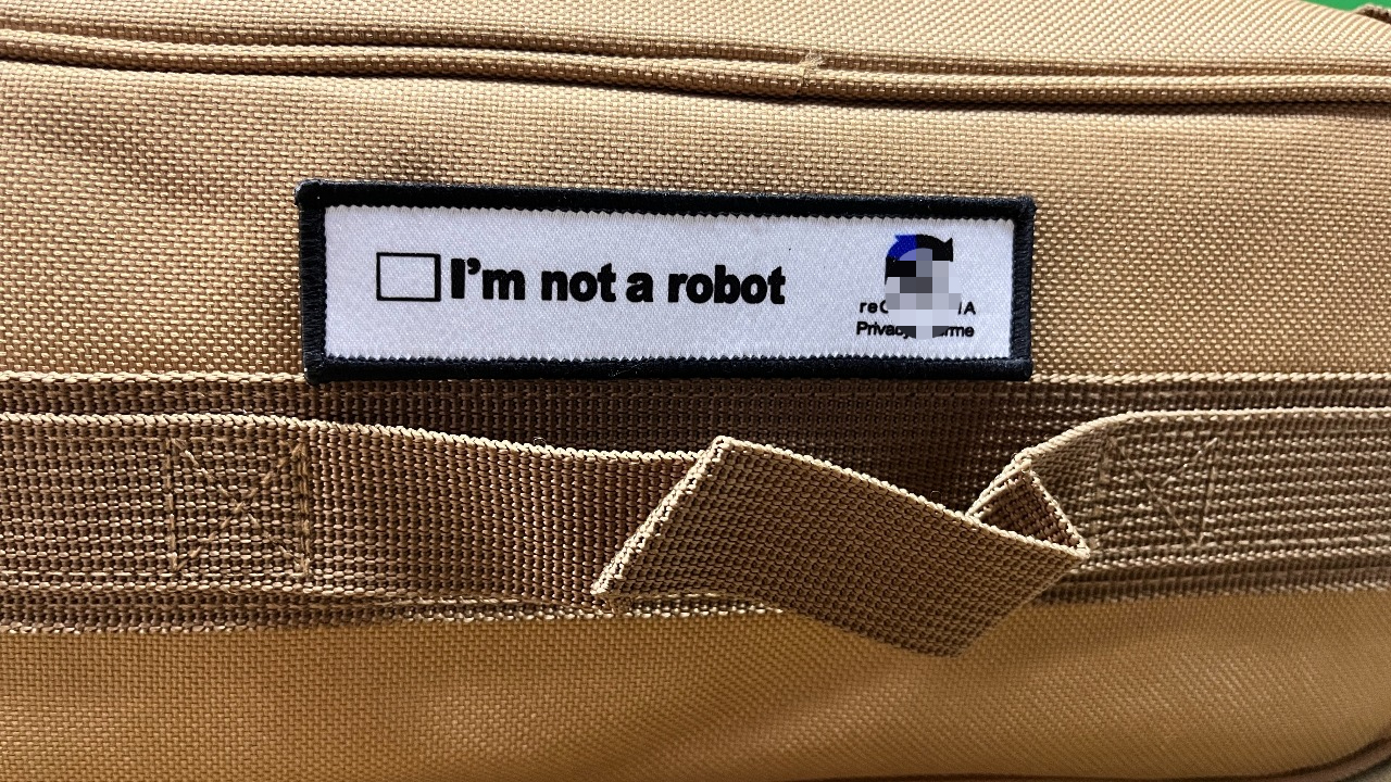 I'm Not A Robot Tactical Patch – Urban Backpack Tactical recenzja i cena