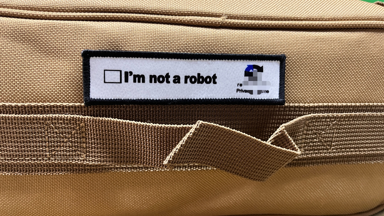 I'm Not A Robot Tactical Patch – Urban Backpack Tactical recenzja i cena