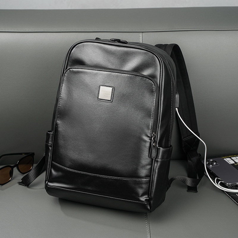 Man's PU Leather Backpack Exec – Leather Backpack Vintage recenzja i cena