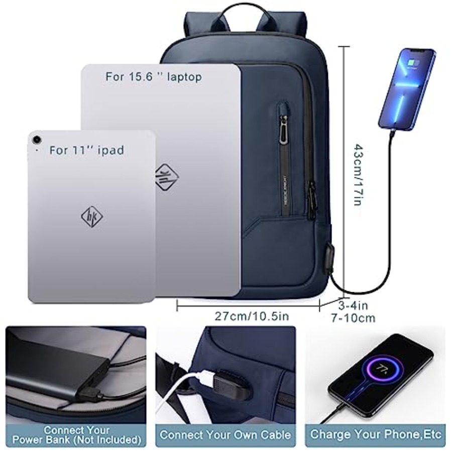 Backpack for Men Business Slim – Travel Backpack Anti Theft recenzja i cena