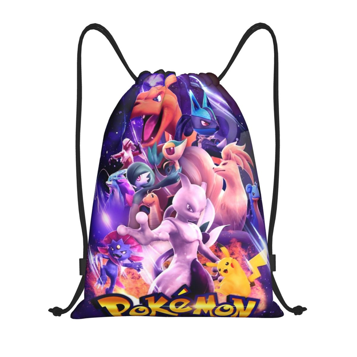 Cute Cartoon Manga Poke-Mon Ba – Drawstring Gym Bag recenzja i cena