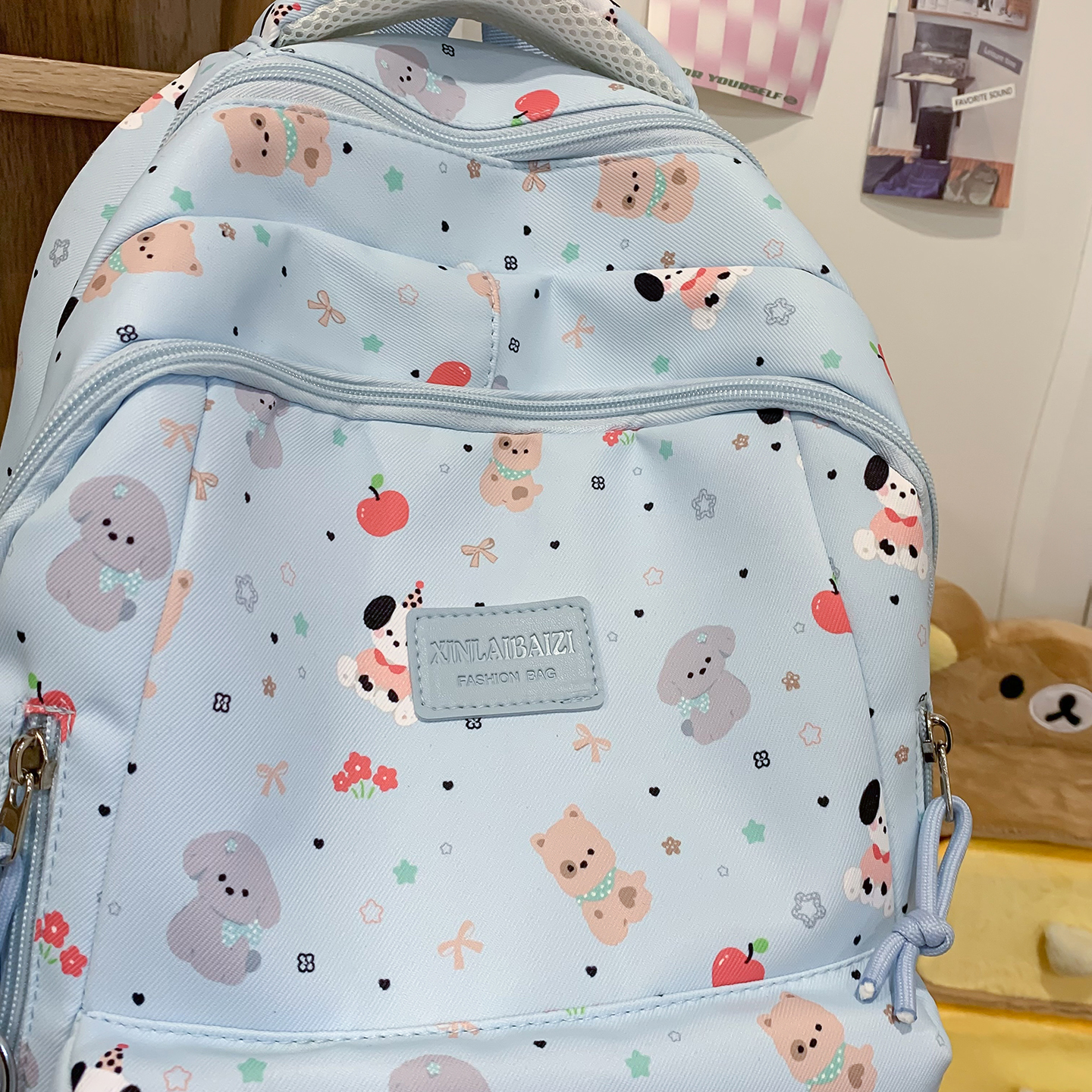Cute Animal Print Backpack Wom – School Backpack Teen recenzja i cena