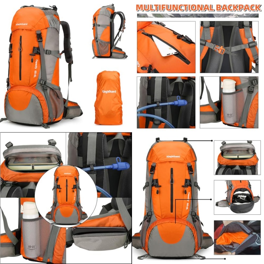 70L Hiking Backpack with Rain  – Hiking Backpack Waterproof recenzja i cena
