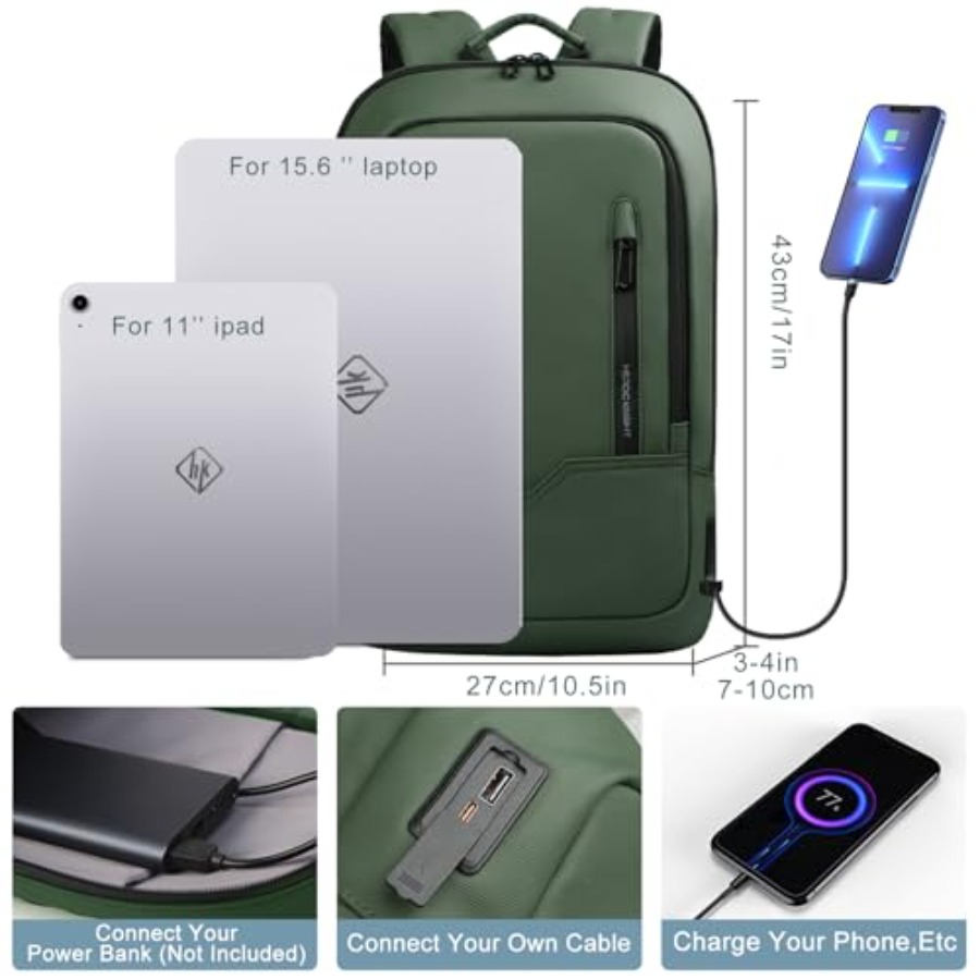 Backpack for Men Business Slim – Travel Backpack Anti Theft recenzja i cena