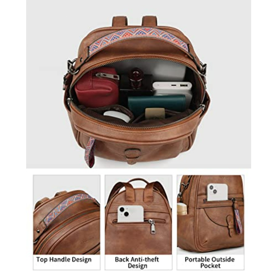 Mini Backpack Purse for Women, – Mini Backpack Purse recenzja i cena