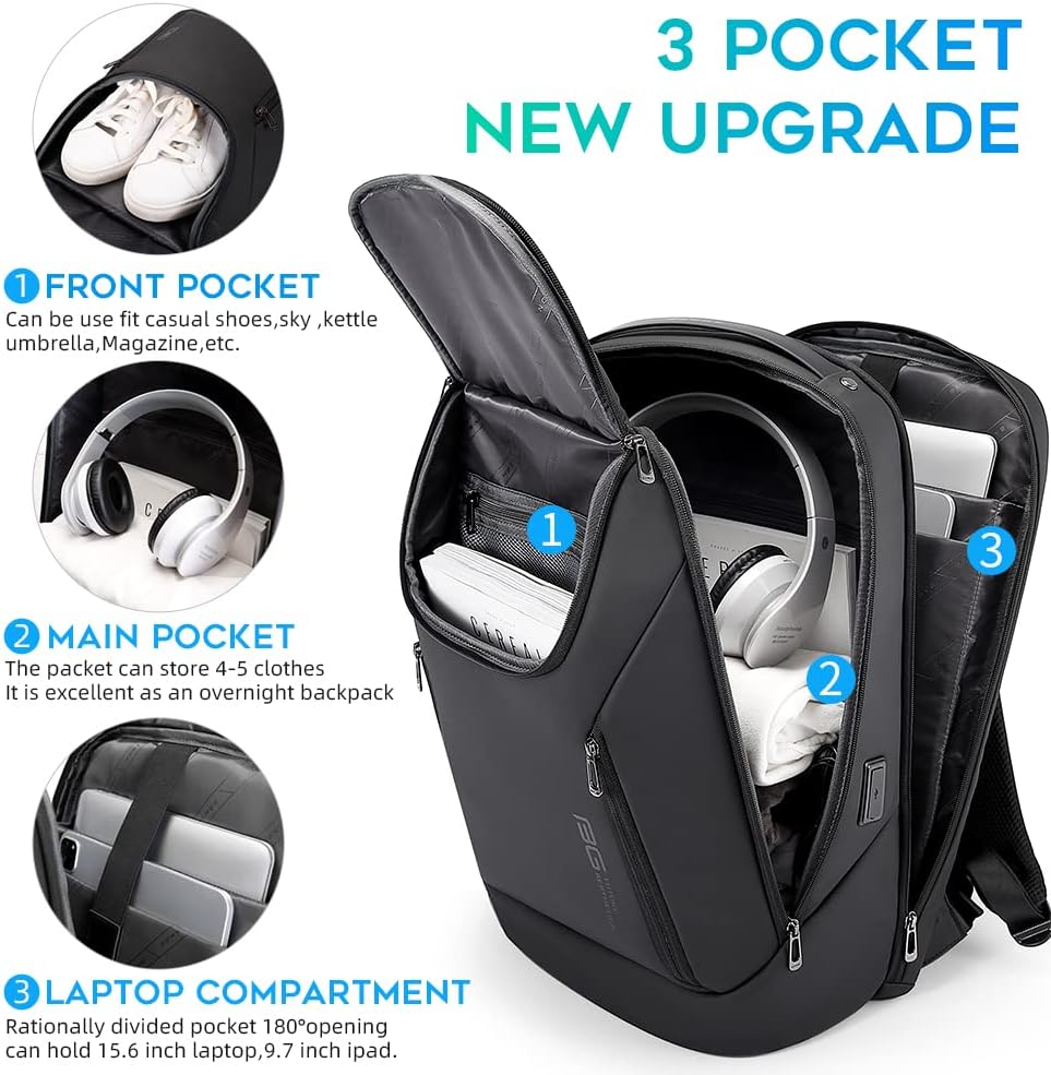 Waterproof Business Backpack w – Laptop Backpack 15.6 recenzja i cena