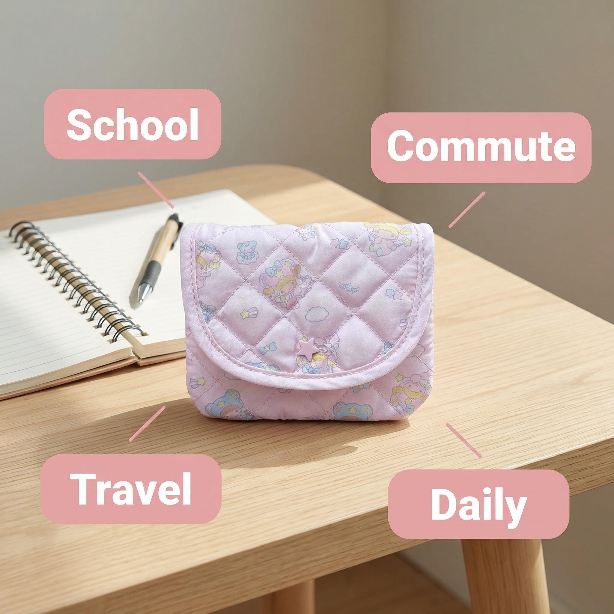 Cartoon Sanrio Little Twin Sta – Mini Backpack Purse recenzja i cena