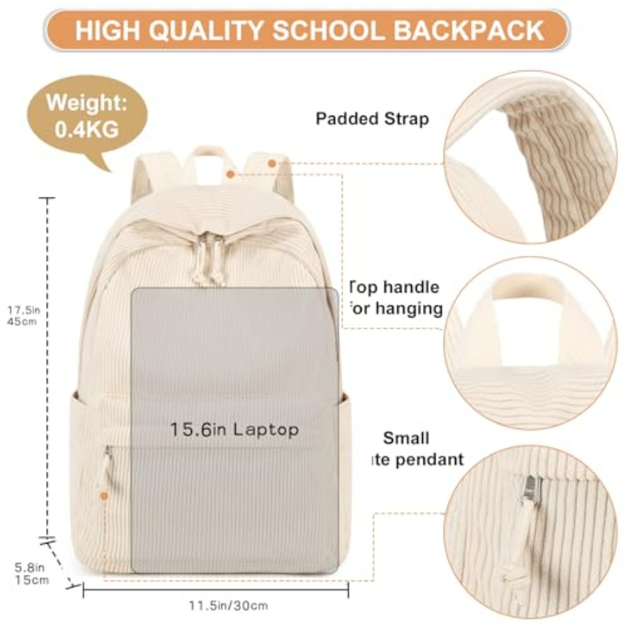 School Backpack for Teens Larg – Laptop Backpack 15.6 recenzja i cena