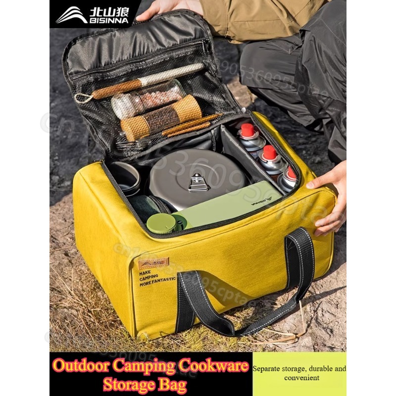 Portable Camping Cookware Set  – Foldable Backpack Small recenzja i cena