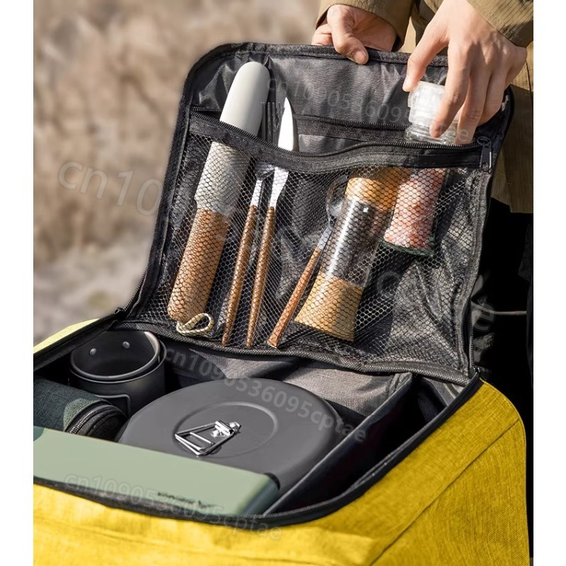 Portable Camping Cookware Set  – Foldable Backpack Small recenzja i cena