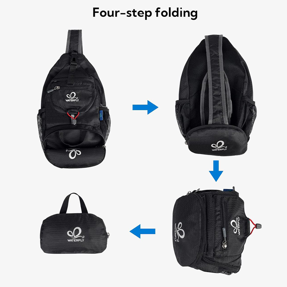 WATERFLY Chest Bag Shoulder Sm – Sling Backpack Shoulder recenzja i cena