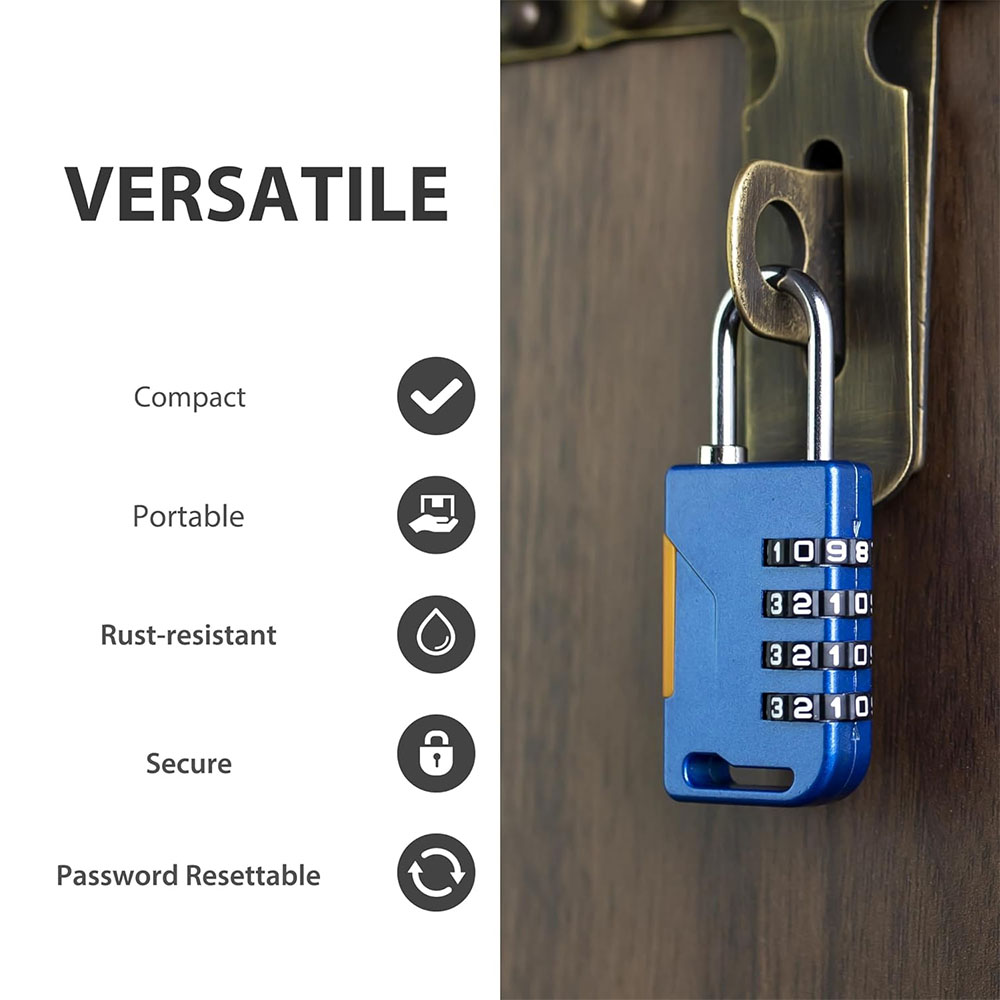 4 Digit Combination Padlock wi – Travel Backpack Anti Theft recenzja i cena