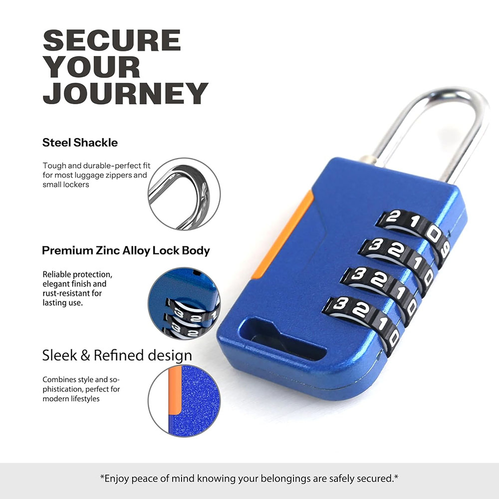 4 Digit Combination Padlock wi – Travel Backpack Anti Theft recenzja i cena