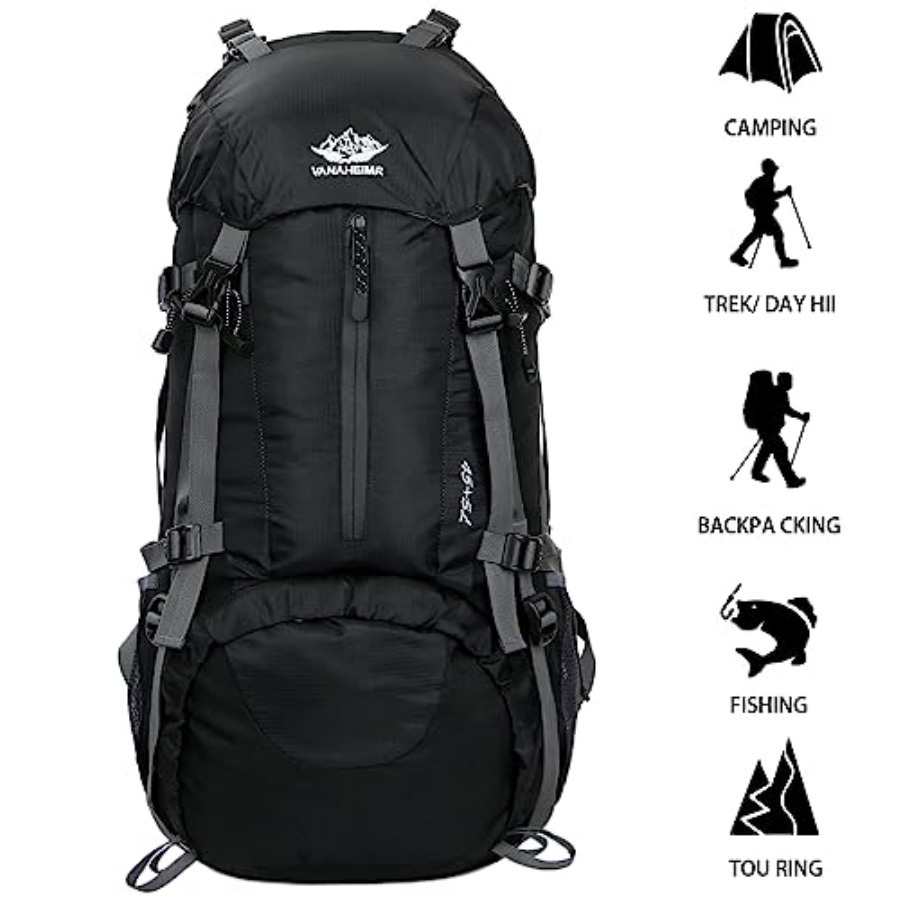50L Hiking Backpack Men Campin – Rain Cover Backpack recenzja i cena